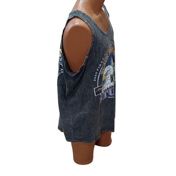 Vtg 2000 Harley-Davidson Black Hills Rally Sturgis 60th Anniversary Tank Top XL - Picture 7 of 9